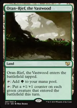 MTG - Oran-Rief, the Vastwood - Commander 2015 - NM, English Magic FLAT RATE SHI - Image 1
