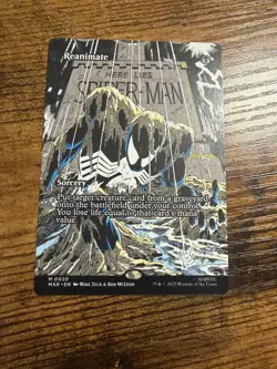 MTG Magic The Gathering Spider-Man Eternal-Legal Mythic Borderless Reanimate - Image 1