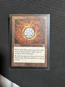 Lightly Played, English - 1 x MTG Mox Diamond Stronghold - Image 1