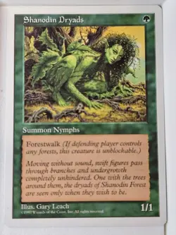 Shanodin Dryads - 5th Edition Core Set - Magic the Gathering MTG Nice! - Image 1