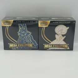 Pokemon Mega Evolution ETB Bundle Lucario And Gardevior Brand New Sealed In Hand - Image 1