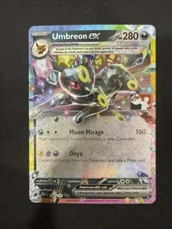 Umbreon ex 60/131 Pokemon TCG Prize Pack Series 7 Play Stamped Prismatic NM/M - Image 1