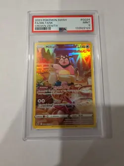 Miltank GG24/GG70 Pokemon TCG Crown Zenith Galarian Gallery Mint PSA 9 - Image 1