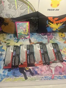 Pokemon TCG Scarlet and Violet Paradox Rift Booster Packs Set of 4 - All Artwork - Image 2