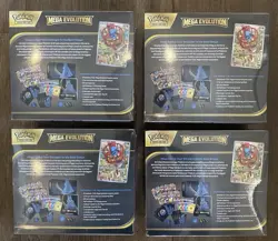 Pokemon TCG Mega Evolution Elite Trainer Box ETB Factory Sealed Lot of 4 - Image 2