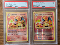 2x 2016 Pokemon XY Evolutions PSA 1 Charizard Holo & Reverse Foil #11 Sequential - Image 1