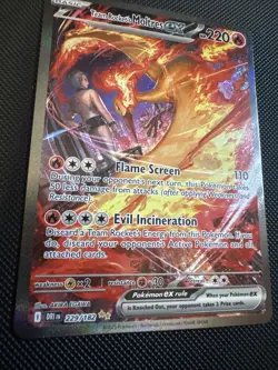 Pokemon Team Rocket’s Moltres EX Destined Rivals Nm Special Illustration Rare - Image 4