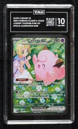 Lillie's Clefairy ex Special Illustration Rare Pokemon Journey Together TAG 10 - Image 1