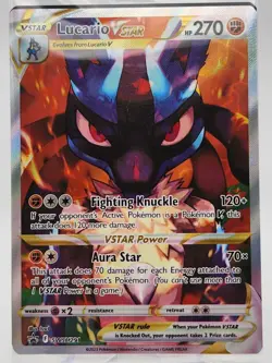 Pokemon TCG Lucario VSTAR SWSH291 Crown Zenith Promo SEALED - Image 2