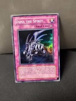 Yu-Gi-Oh Card Zoma the Spirit PTDN-EN095 Super Rare 1st Ed LP Holo Foil - Image 1