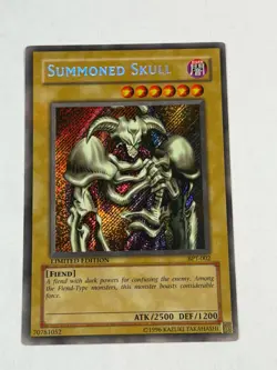 Yugioh Summoned Skull BPT-002 Secret Rare Promo NM - Image 1