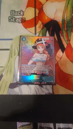 One Piece TCG Nami Alternate Art OP02-036 Paramount War Foil Card - Image 1