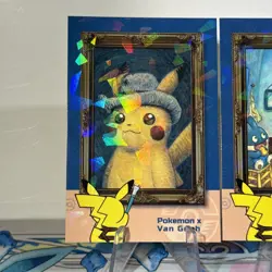 2 Cracked Ice Holo Database Set Pikachu Snorlax Van Gogh Non-TCG POKEMON CARD - Image 2