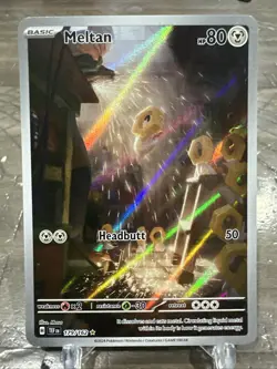 Meltan 179/162 Illustration Rare Temporal Forces Pokemon Card TCG NM - Image 1