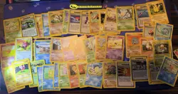 Pokemon 50 Random Cards Bulk Lot - Common Vintage Unlimited, LP-MP - Image 1