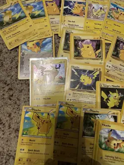 Lot of 55 Pikachu and Raichu Pokemon Cards Holo Rare Vintage Promo WOTC Wizards - Image 2