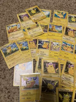 Lot of 55 Pikachu and Raichu Pokemon Cards Holo Rare Vintage Promo WOTC Wizards - Image 3