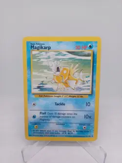 Pokemon TCG Magikarp Base Set 35/102 Regular Unlimited Uncommon Card - Image 1