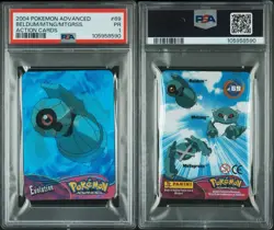 2004 Pokemon Advanced Action Cards Beldum Metang Metagross #69 PSA 1 POP 1 ! - Image 3