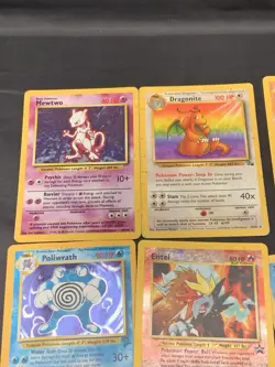 Vintage Pokemon Card Lot WOTC Mewtwo Dragonite Pikachu Etc 50+ Cards HP-DMG - Image 2