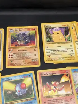Vintage Pokemon Card Lot WOTC Mewtwo Dragonite Pikachu Etc 50+ Cards HP-DMG - Image 3