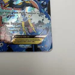 Pokemon TCG Team Aqua's Kyogre-EX Double Crisis Holo Card 6/34 HP - Image 5