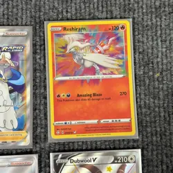 Pokemon Card Lot Galarian Zapdos V Piers Mustard Dubwool V Kyogre Cara Liss - Image 5