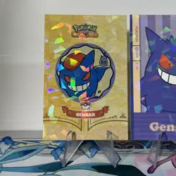 2 Cracked Ice Holo Database Set Gengar Non-TCG POKEMON CARD - Image 2