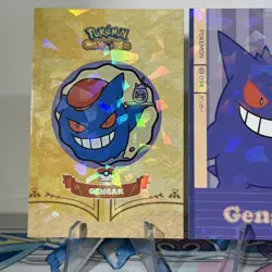 2 Cracked Ice Holo Database Set Gengar Non-TCG POKEMON CARD - Image 3