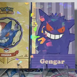 2 Cracked Ice Holo Database Set Gengar Non-TCG POKEMON CARD - Image 4