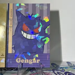2 Cracked Ice Holo Database Set Gengar Non-TCG POKEMON CARD - Image 5