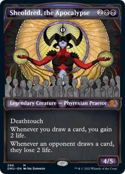 MTG English Sheoldred, the Apocalypse (Showcase) NM Normal Dominaria United - Image 1