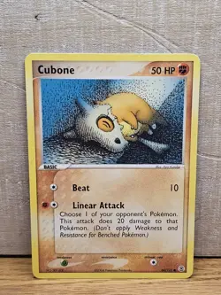 Cubone 60/112 FireRed & LeafGreen Non-Holo Pokemon Card TCG - Image 1