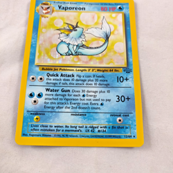 Vaporeon Holo 12/64 - Jungle Set 1999 - Vintage Pokemon Card - Played Condition - Image 4