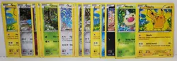 18X POKEMON MCDONALD'S AND MOVIE HOLO PROMO CARDS 2013-15 HP/DMG PIKACHU - Image 1