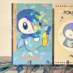 2 Cracked Ice Holo Database Set Piplup Non-TCG POKEMON CARD - Image 3