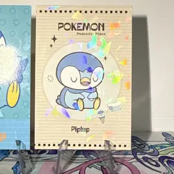 2 Cracked Ice Holo Database Set Piplup Non-TCG POKEMON CARD - Image 5