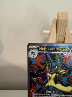 Mega Lucario Ex 160 Ultra Rare Mega Evolutions Pokemon Card - Image 3