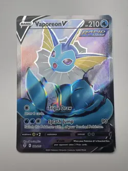 Vaporeon V 172/203 Holo - Evolving Skies SWSH07 - Pokemon Trading Card Game CDA - Image 2