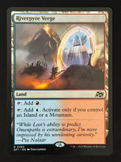 1x MTG Riverpyre Verge - Aetherdrift (DFT) #260 - Magic the Gathering - Image 1