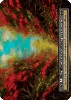 Sorcery: Contested Realm Fertile Earth Exceptional Foil NM (GT) - Image 1