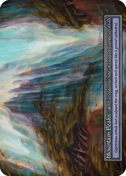 Sorcery: Contested Realm Mountain Peaks Exceptional Foil NM (GT) - Image 1