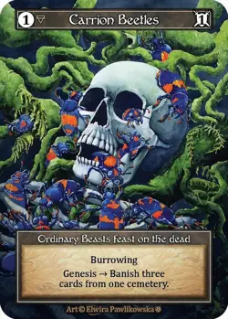 Sorcery: Contested Realm Carrion Beetles Ordinary Foil NM (GT) - Image 1