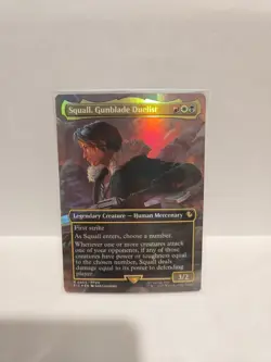 Squall, Gunblade Duelist (Borderless) Commander: Final Fantasy Foil Near Mint - Image 1
