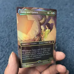 Aang and Katara (Borderless) Avatar: The Last Airbender: Eternal-Legal Foil NM - Image 1