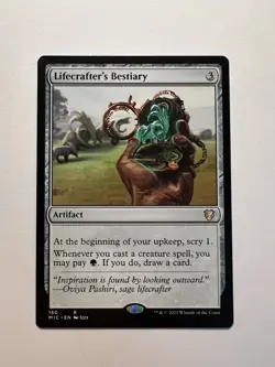 Lifecrafter's Bestiary - MTG Innistrad: Midnight Hunt: Commander - NM - Image 1