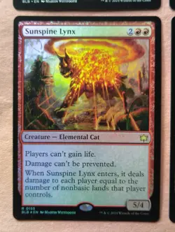 4x Sunspine Lynx (3x Foil, 1x Reg) **NEAR MINT** **UNPLAYED** MTG - Image 5