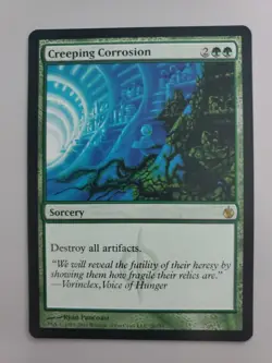 MTG Creeping Corrosion Mirrodin Besieged Regular Rare - Image 1