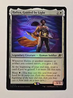 Magic The Gathering Edge of Eternities Haliya, Guided By Light R Foil - Image 1