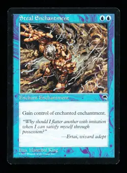 * * 1x Steal Enchantment x1 * * Tempest MTG VLP Very Light Play - Image 1